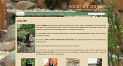 Desktop Screenshot of mountjoycottages.co.za