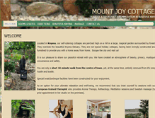 Tablet Screenshot of mountjoycottages.co.za
